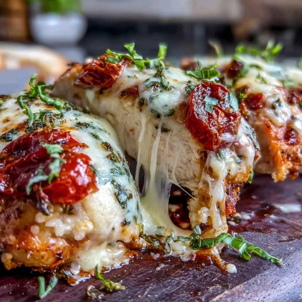 Healthy Chicken Caprese Bake