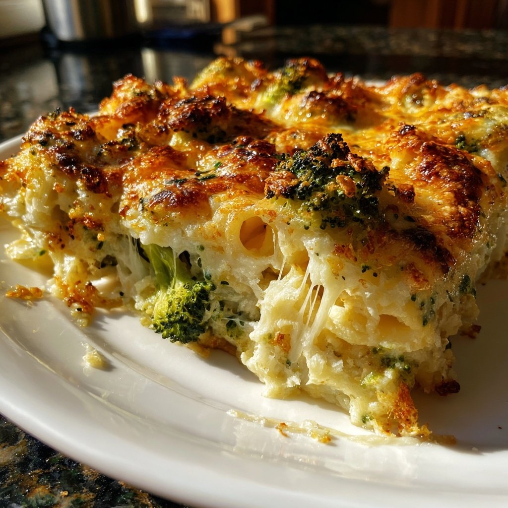 Sunday Creamy Broccoli Pasta Bake