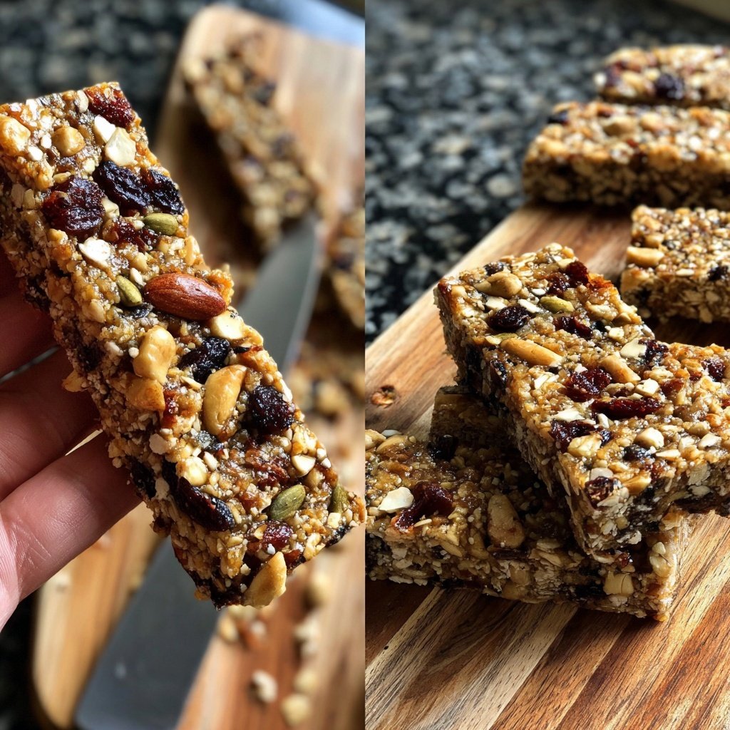 Healthy No Bake Oat Snack Bars