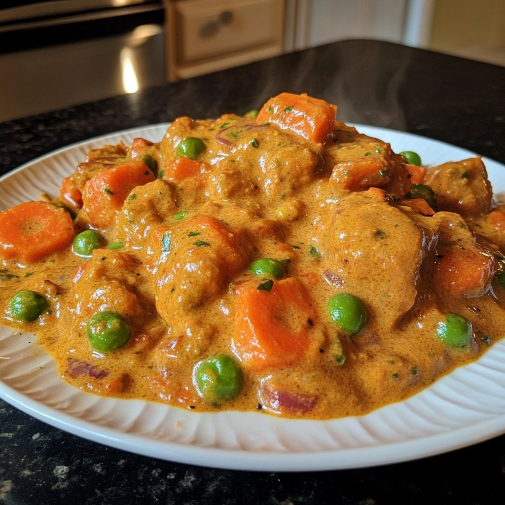 Healthy Crockpot Vegetable Korma