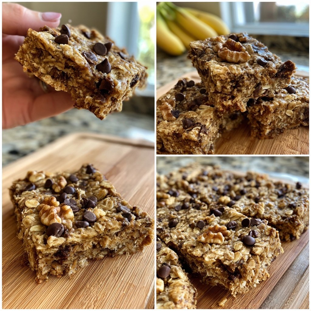 Banana Oat Breakfast Bars