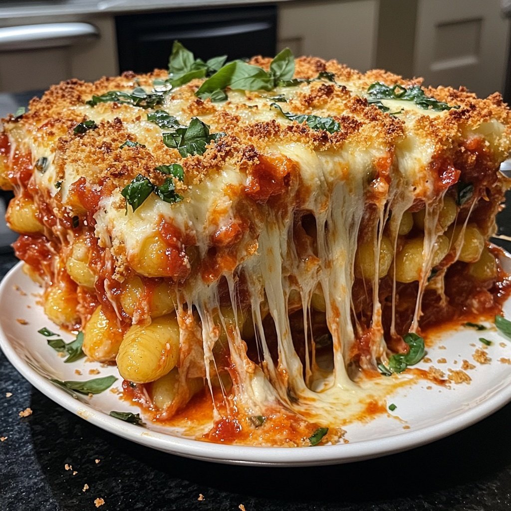Sunday Tomato Basil Gnocchi Bake