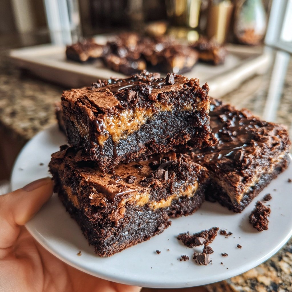 Cottage Cheese Brownies with Maple Syrup