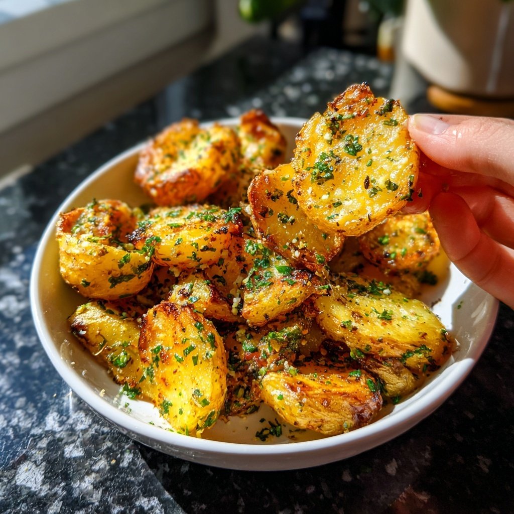 Garlic Herb Roasted Potatoes
