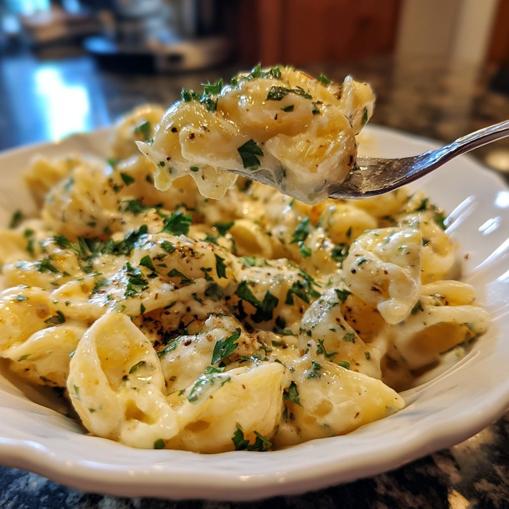 Sunday Creamy Roasted Garlic Pasta