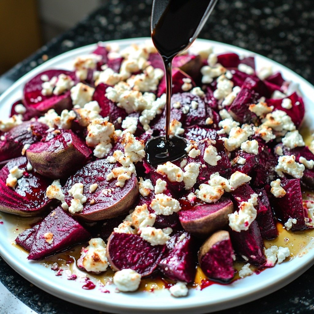 Romantic Roasted Beet and Goat Cheese Salad