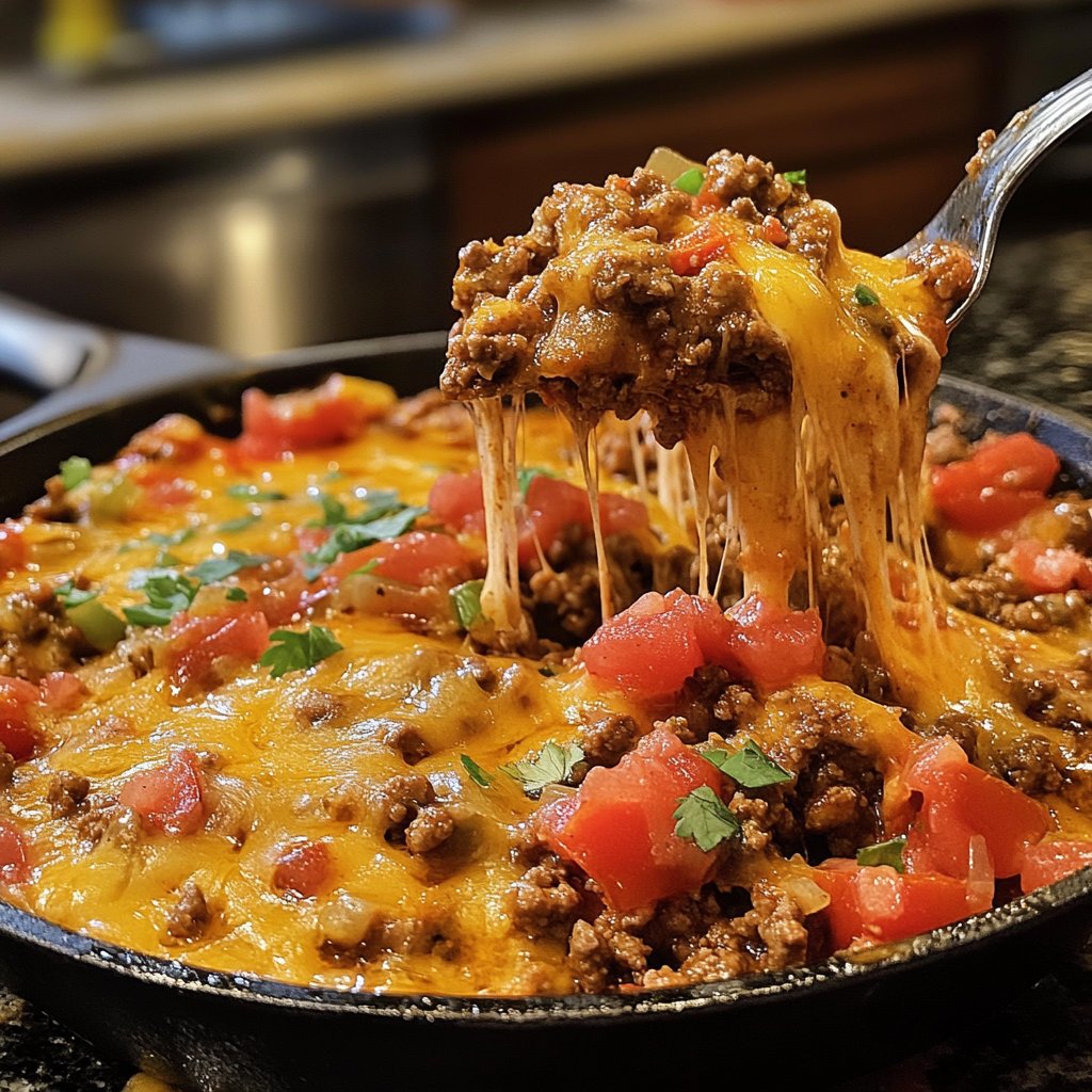 Ground Beef Taco Skillet