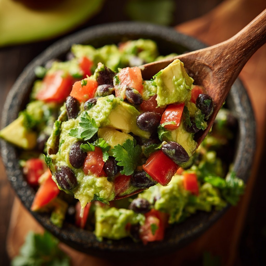 Healthy Lunch Avocado Bean Salad