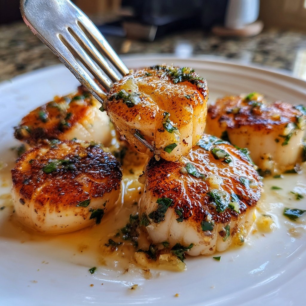 Romantic Seared Scallops