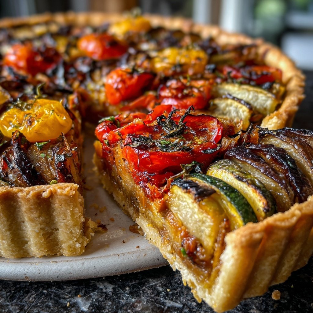 Roasted Vegetable Tart