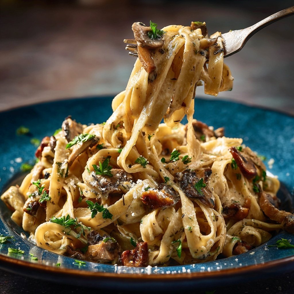 Romantic Mushroom Tagliatelle